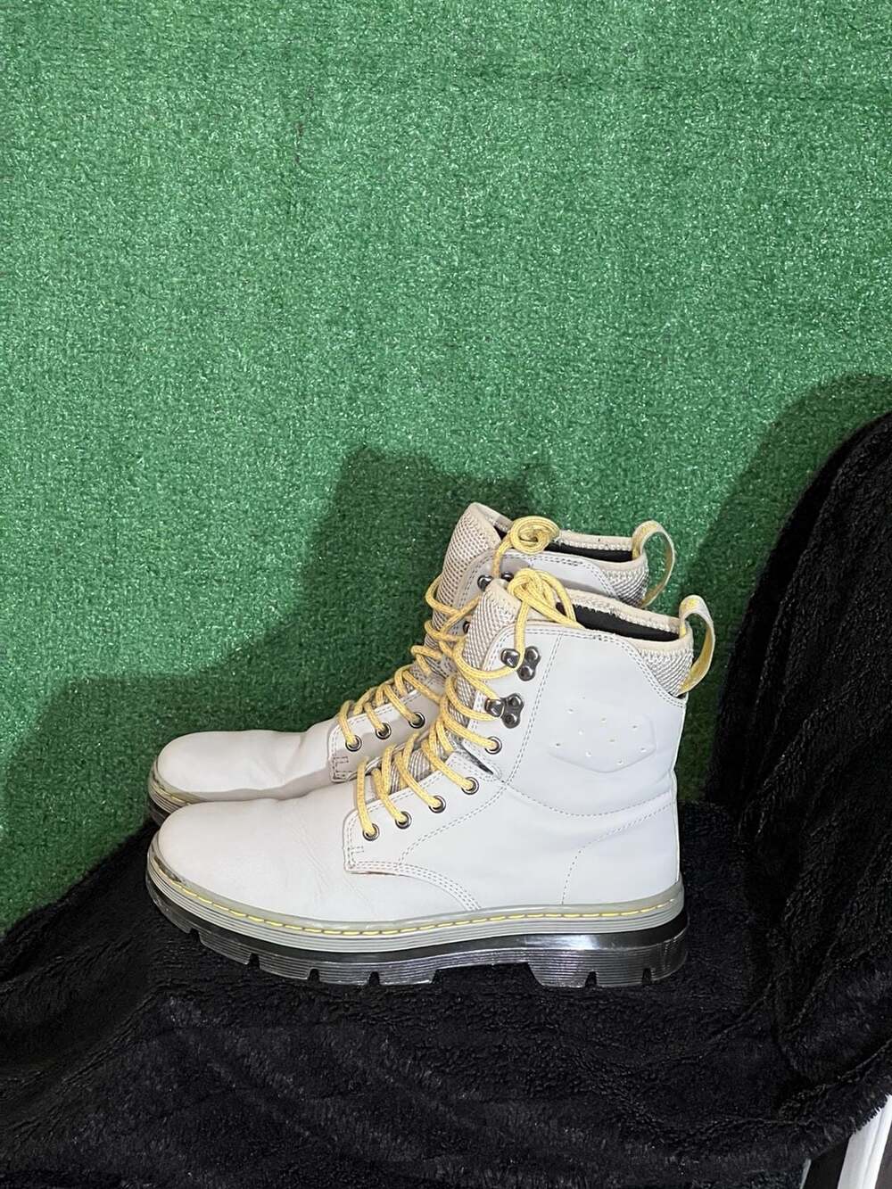 Dr. Martens Quinton Boots White Size US Women's 8